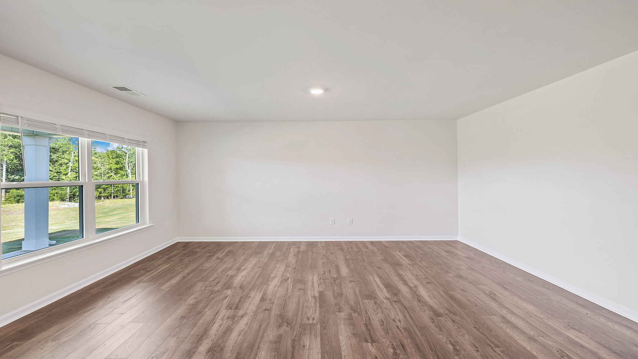 Flex room with window.