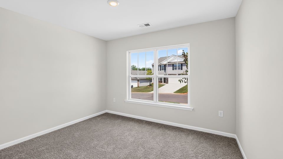 Flex room with windows.