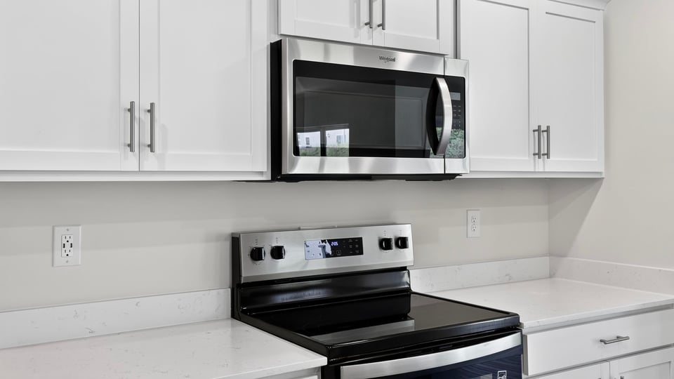 Kitchen with island.