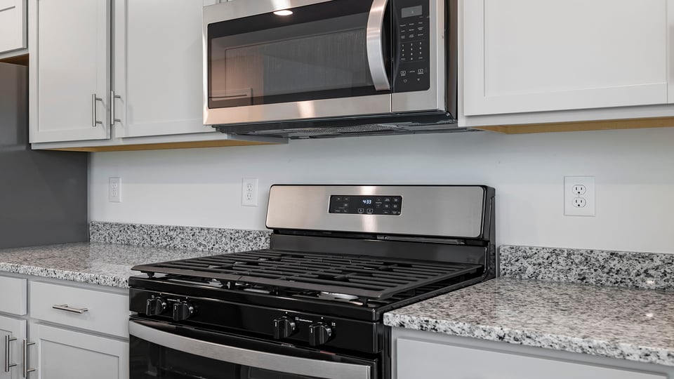 Kitchen with island.