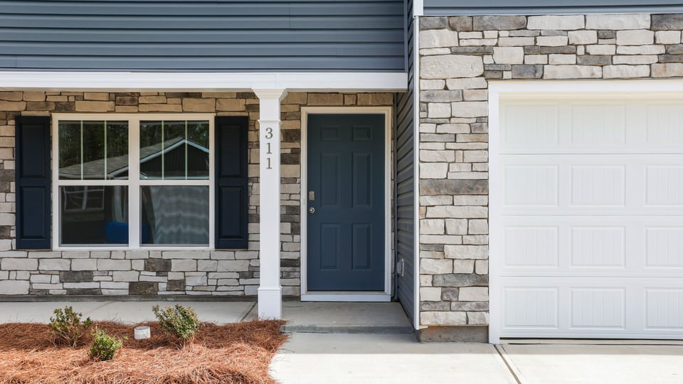 Front entrance of home.