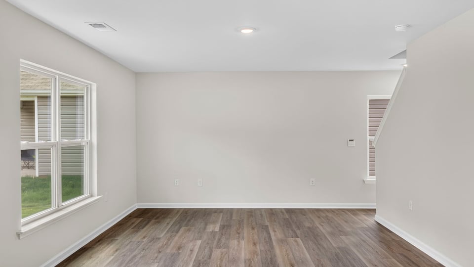 Living room with windows.