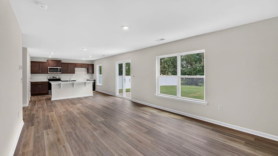 Living room with windows.