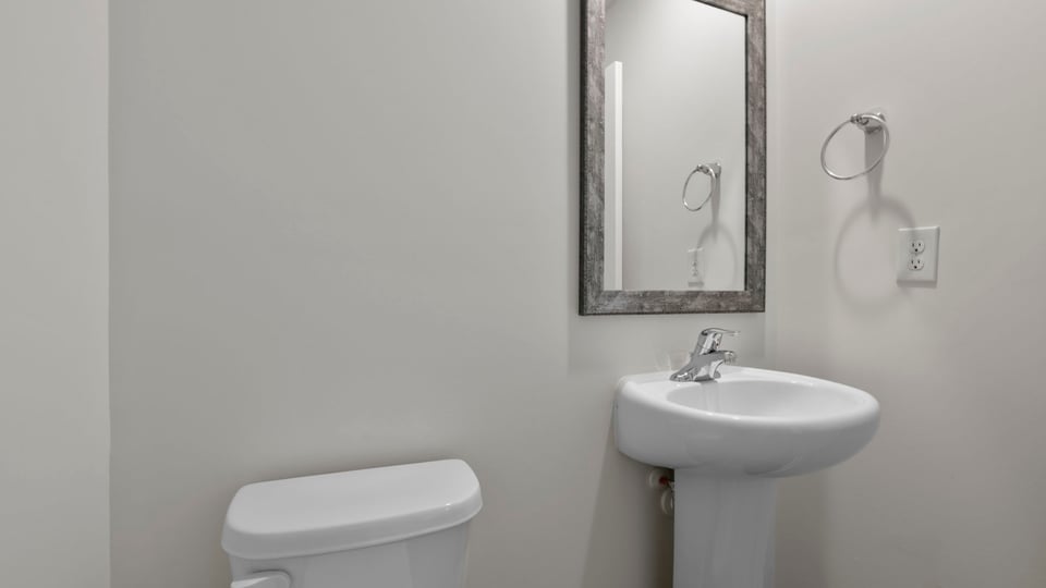 Half bathroom.