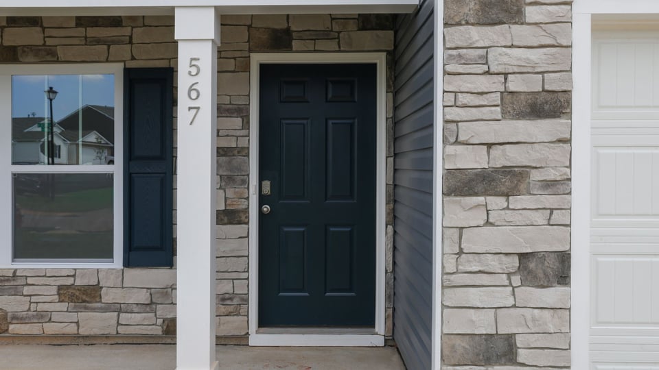 Front entrance of home.