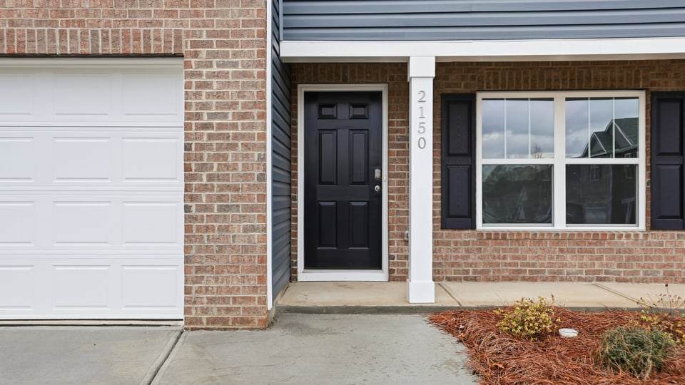 Front entrance of home.