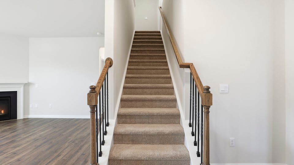 Staircase to second floor.