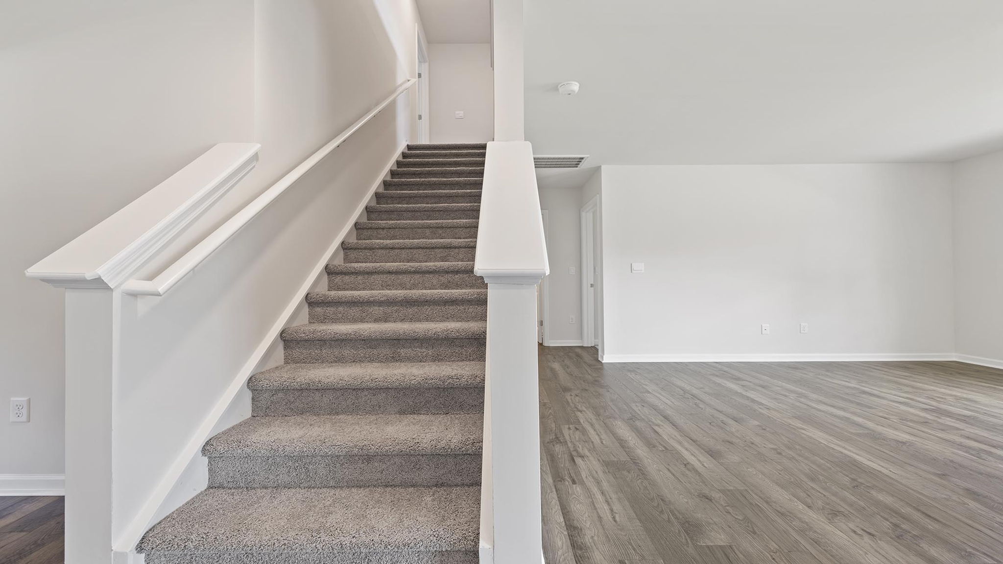 Stairs to second level.