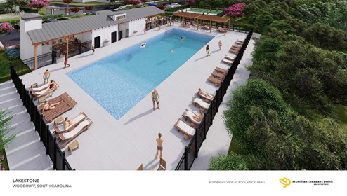 View of community pool.