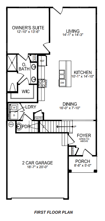 Floorplan of the Sierra.