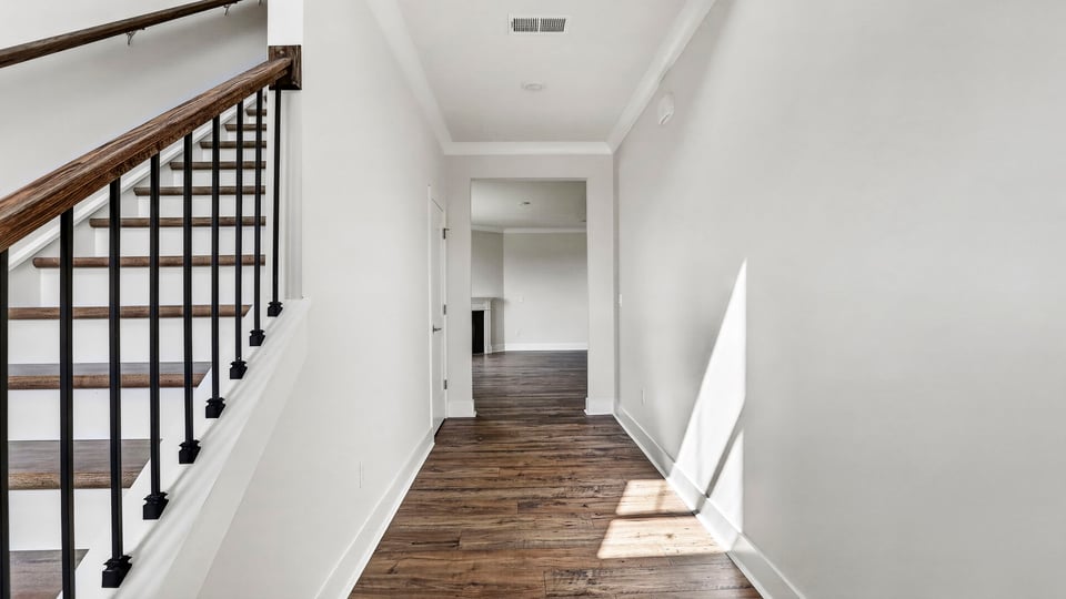 Hallway into home.