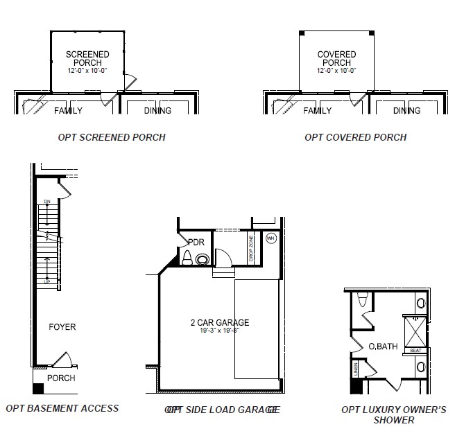 Floorplan of the Dorset.