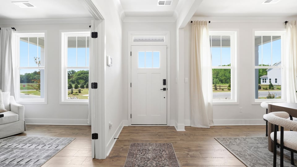 View of front door.