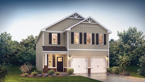 Front exterior of home.