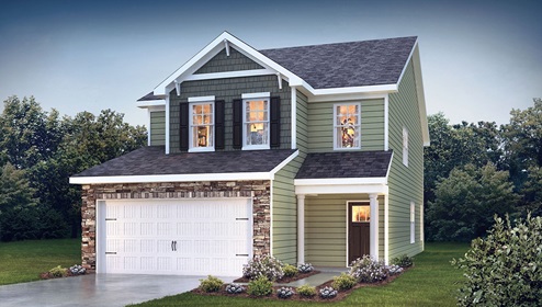 Front exterior of home.