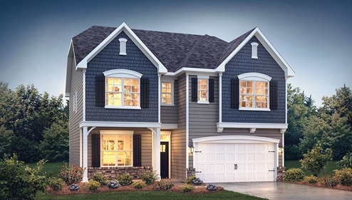 Front exterior of home.