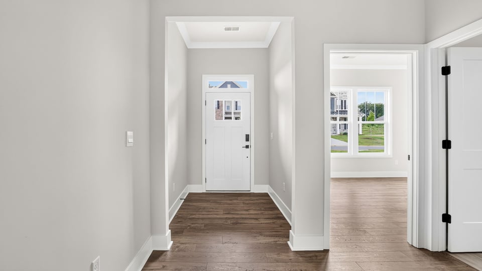 Hallway into home.
