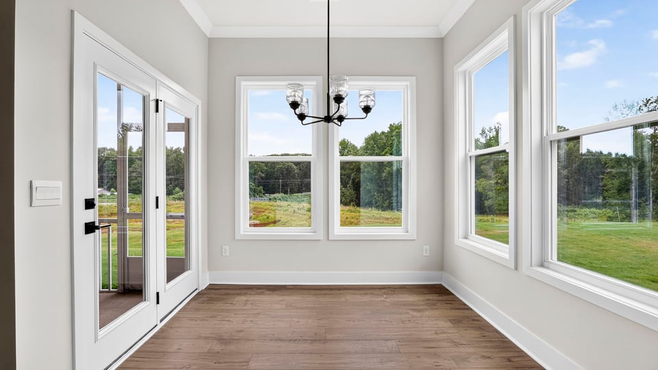 Sun room at back of home.