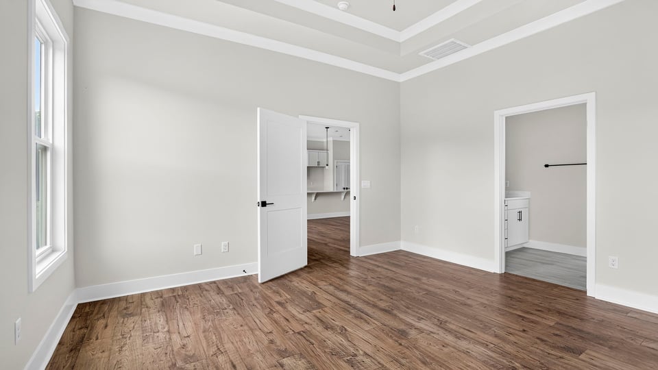 Dining area beside the family room.