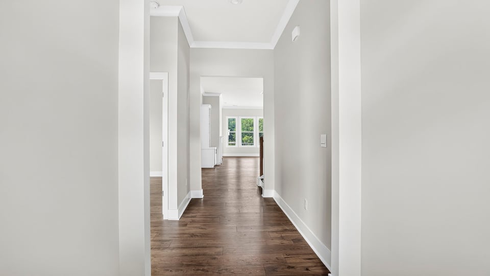 Hallway into home.