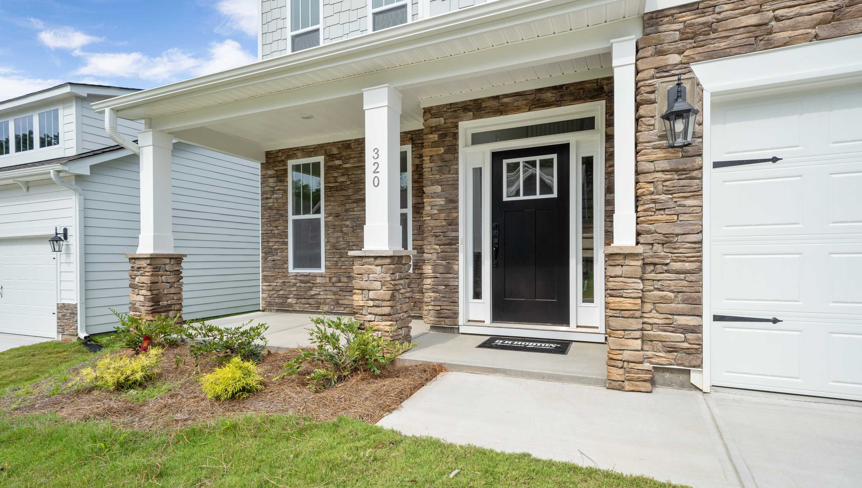 Front entrance of home.