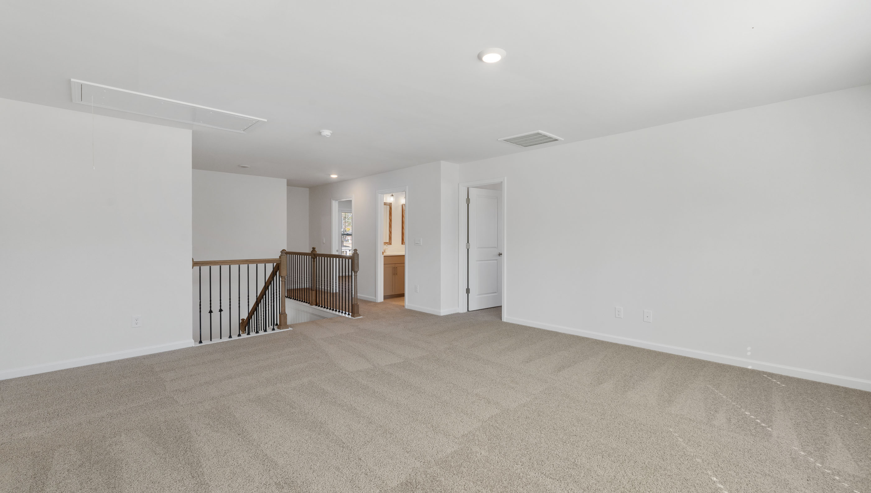 View of upstairs loft area