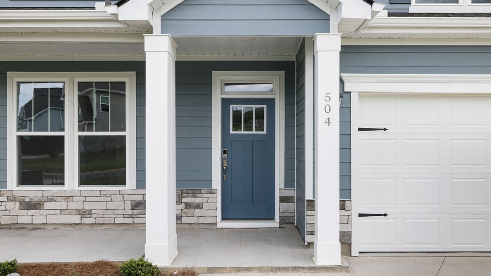 Front entrance of home.