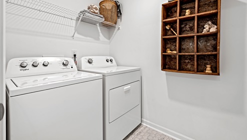 Laundry room area..