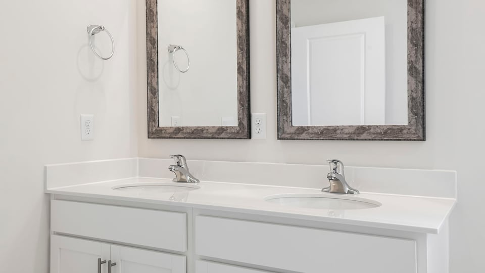 Bathroom with walk in shower and tub.