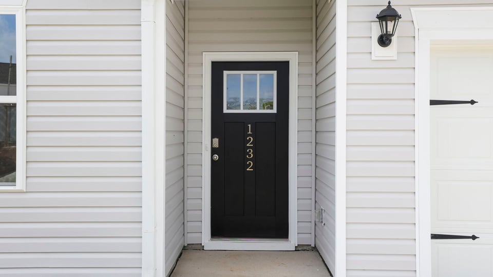Front entrance of home.