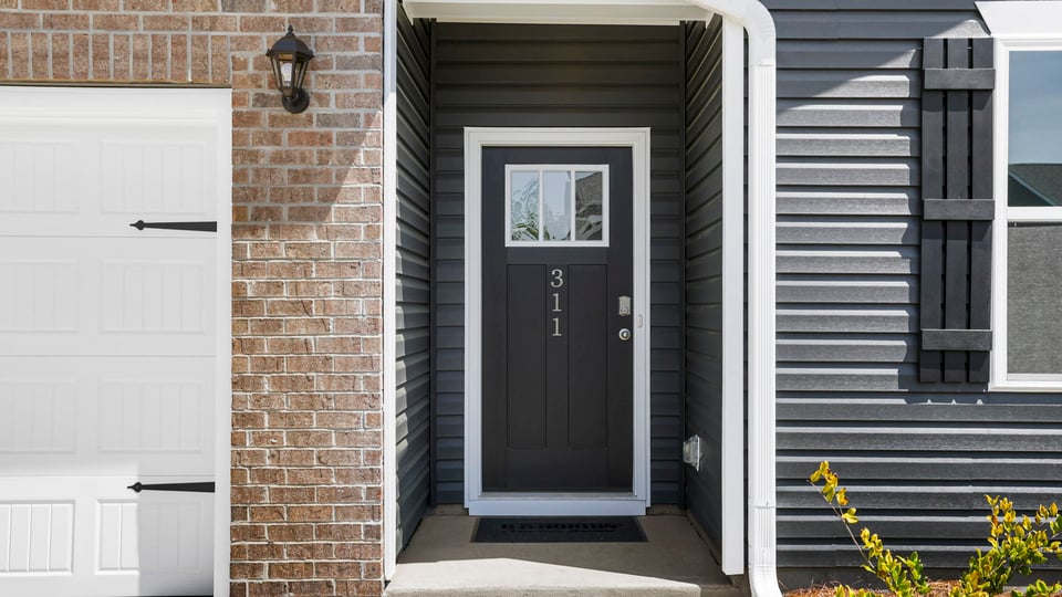 Front entrance of home.