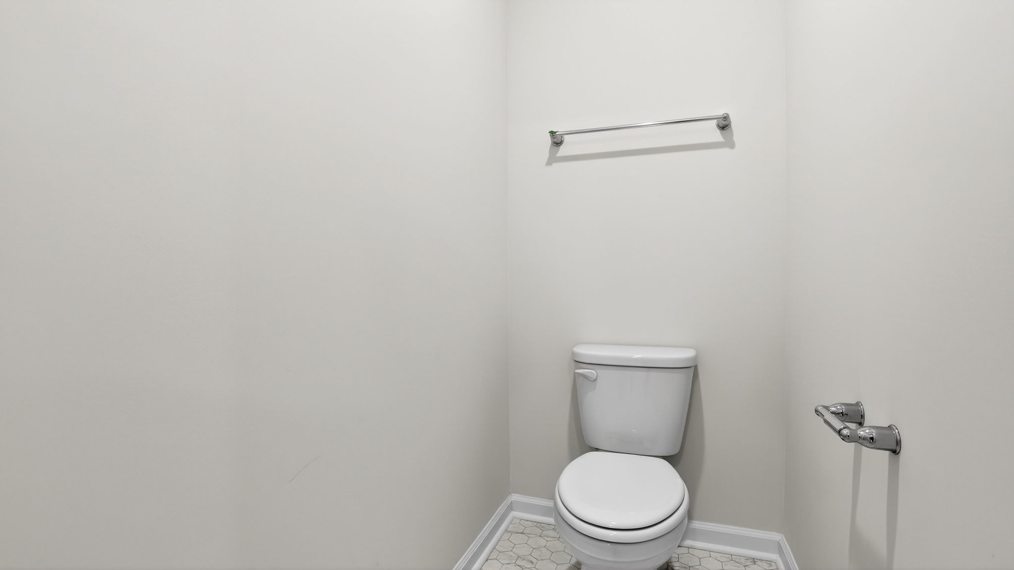 Bathroom with toilet.