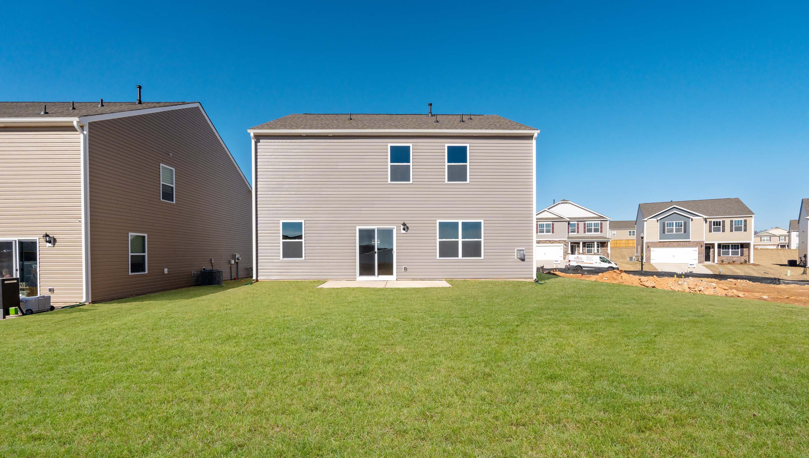 Exterior rear of home.