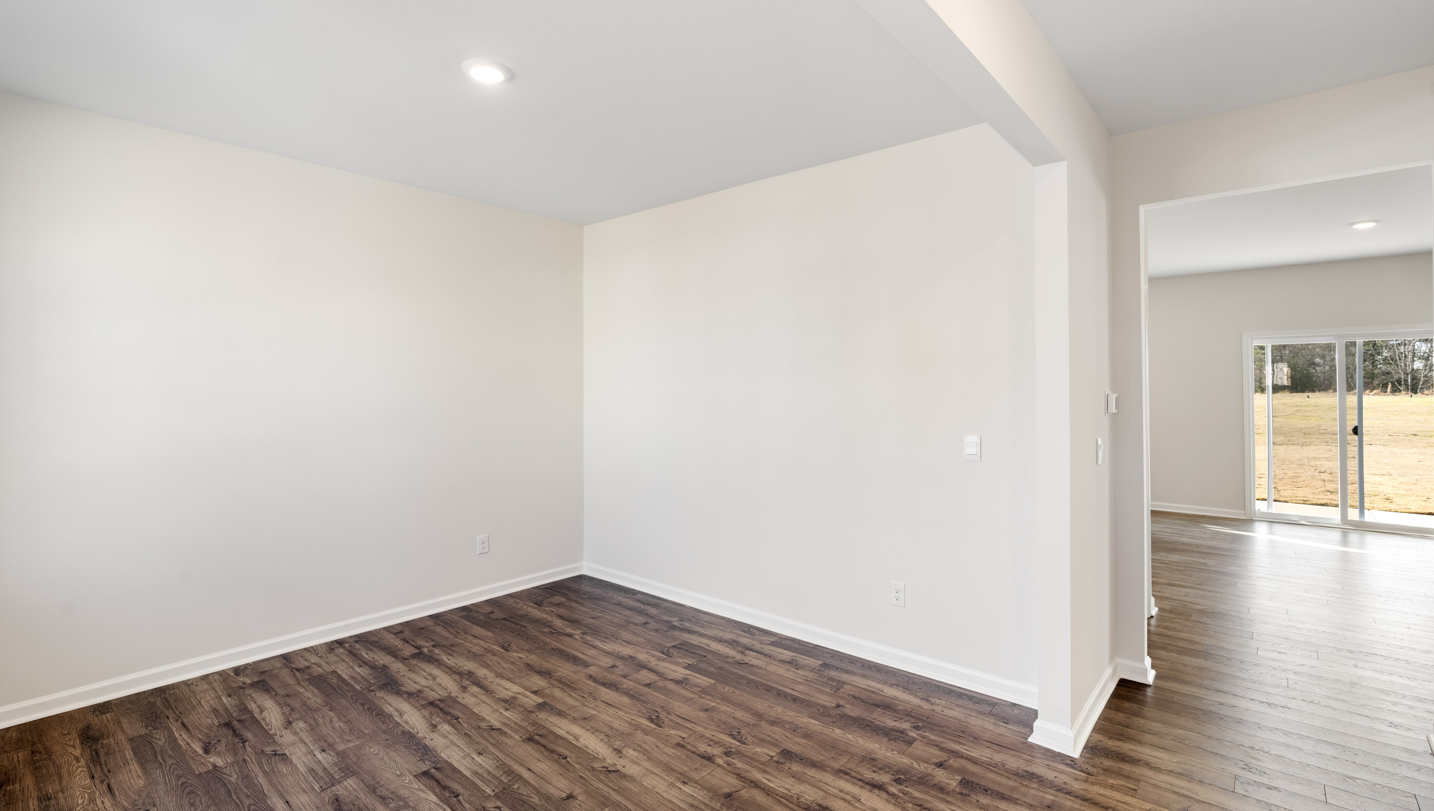 Study with open doorway.