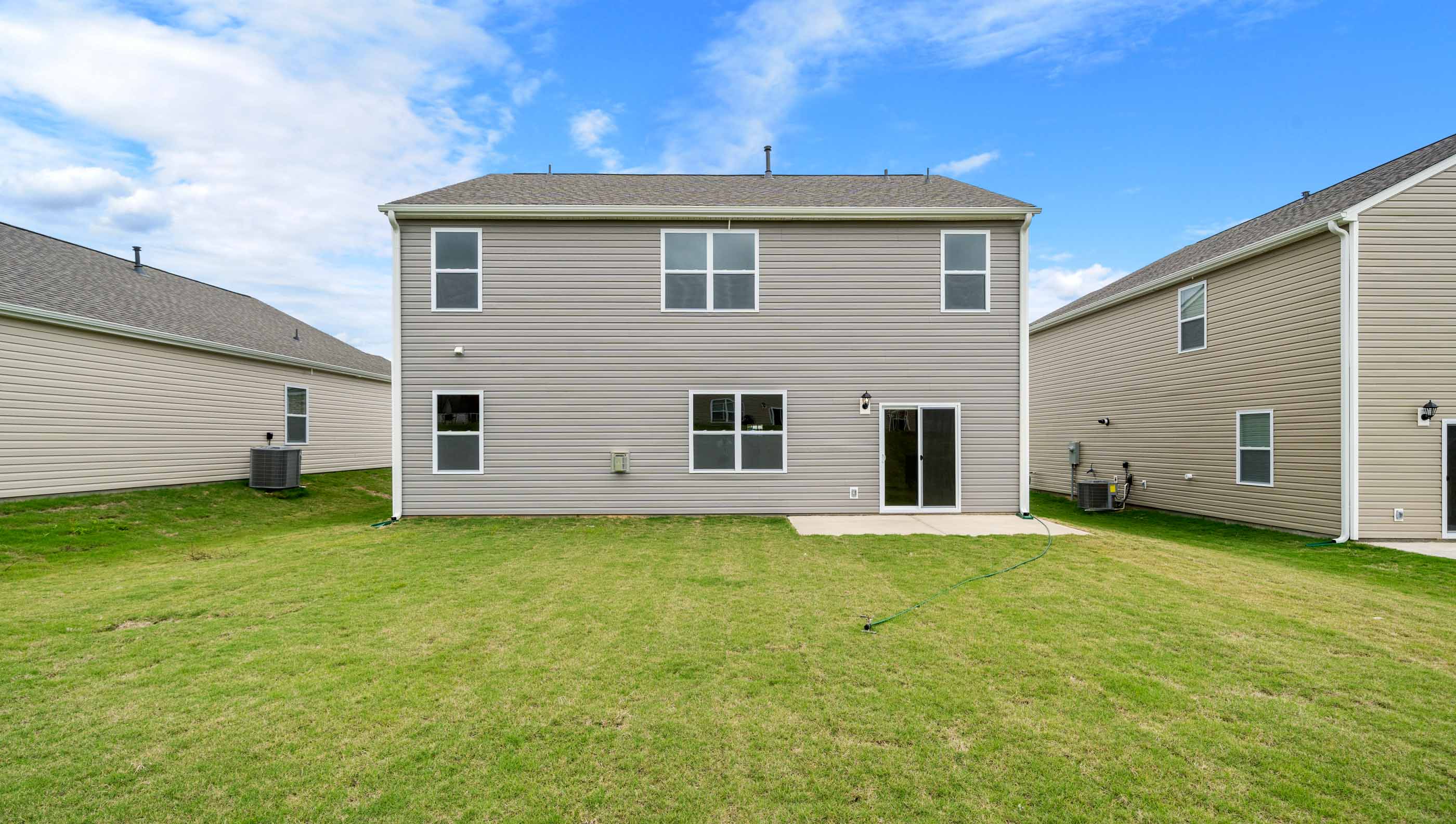 Exterior rear of home.