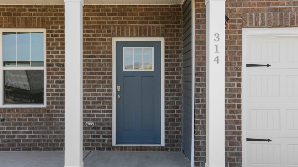 Front entrance of home.