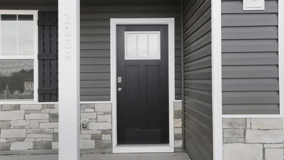 Front entrance of home.