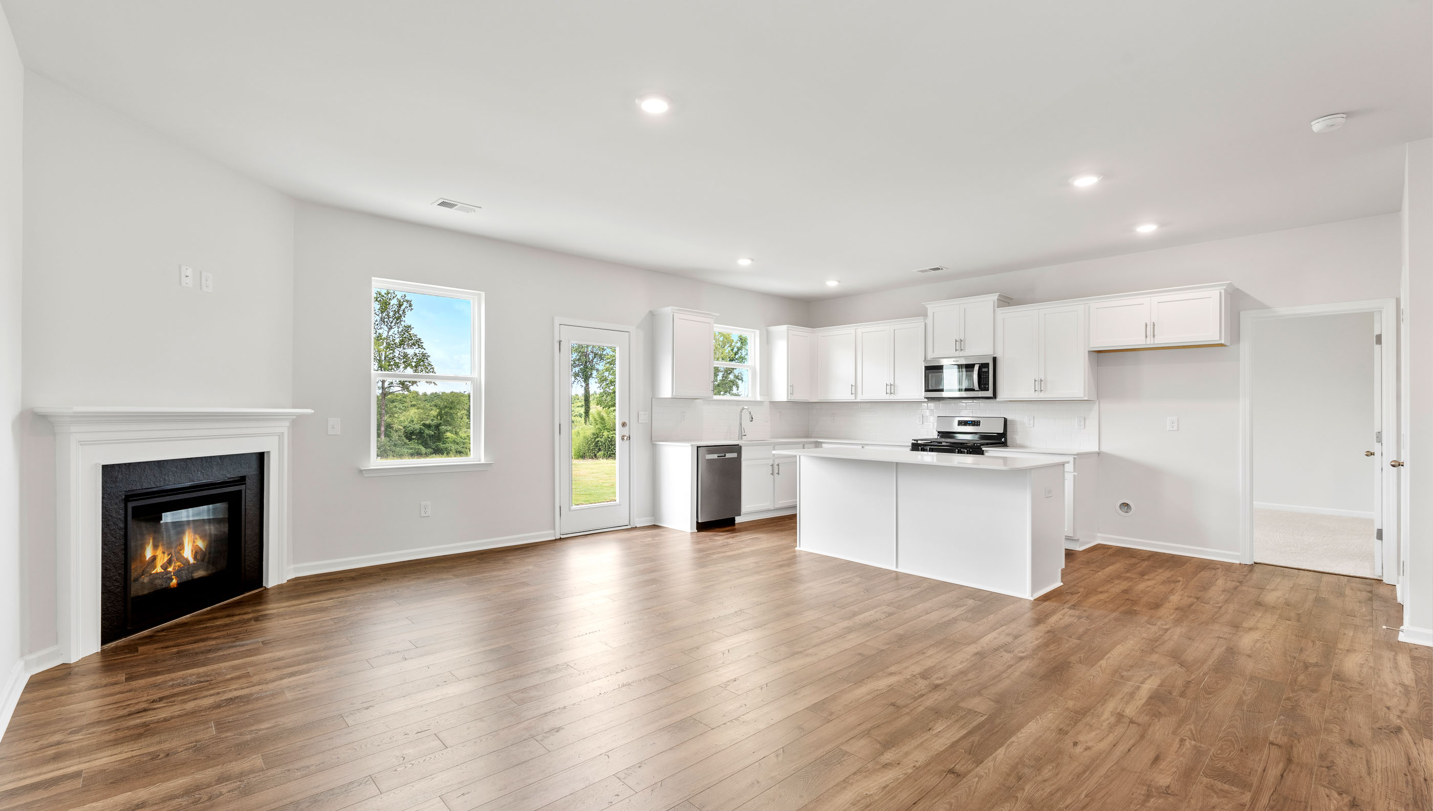 Dining room area of home.