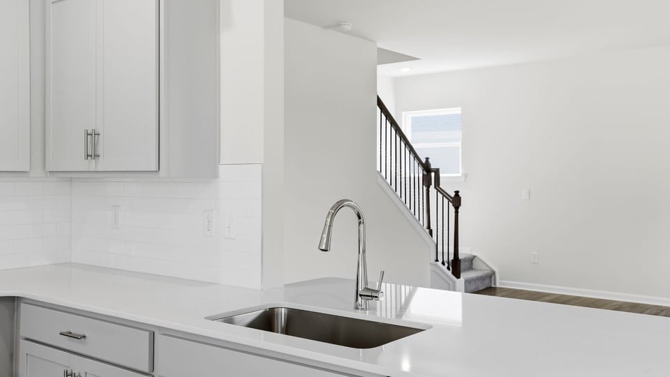 Kitchen with island.