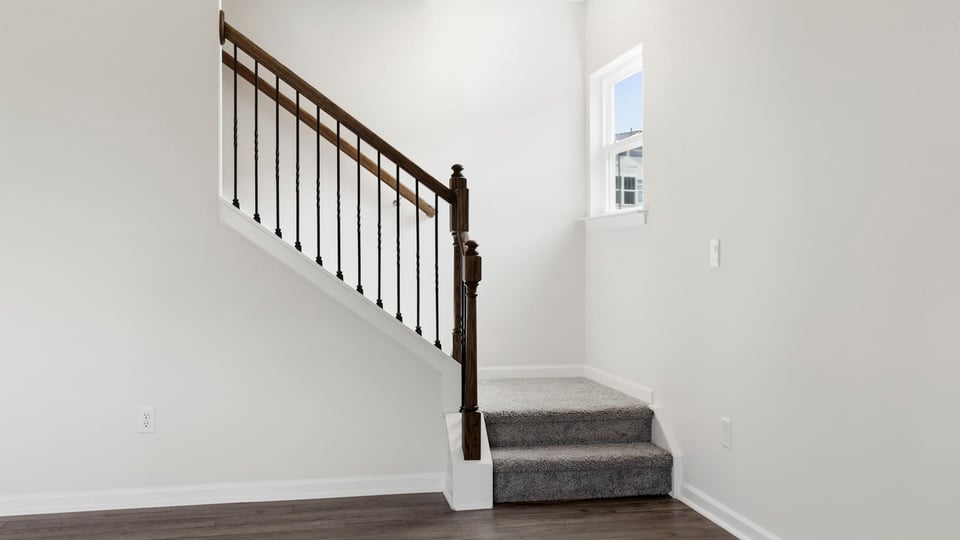 Staircase to second floor.