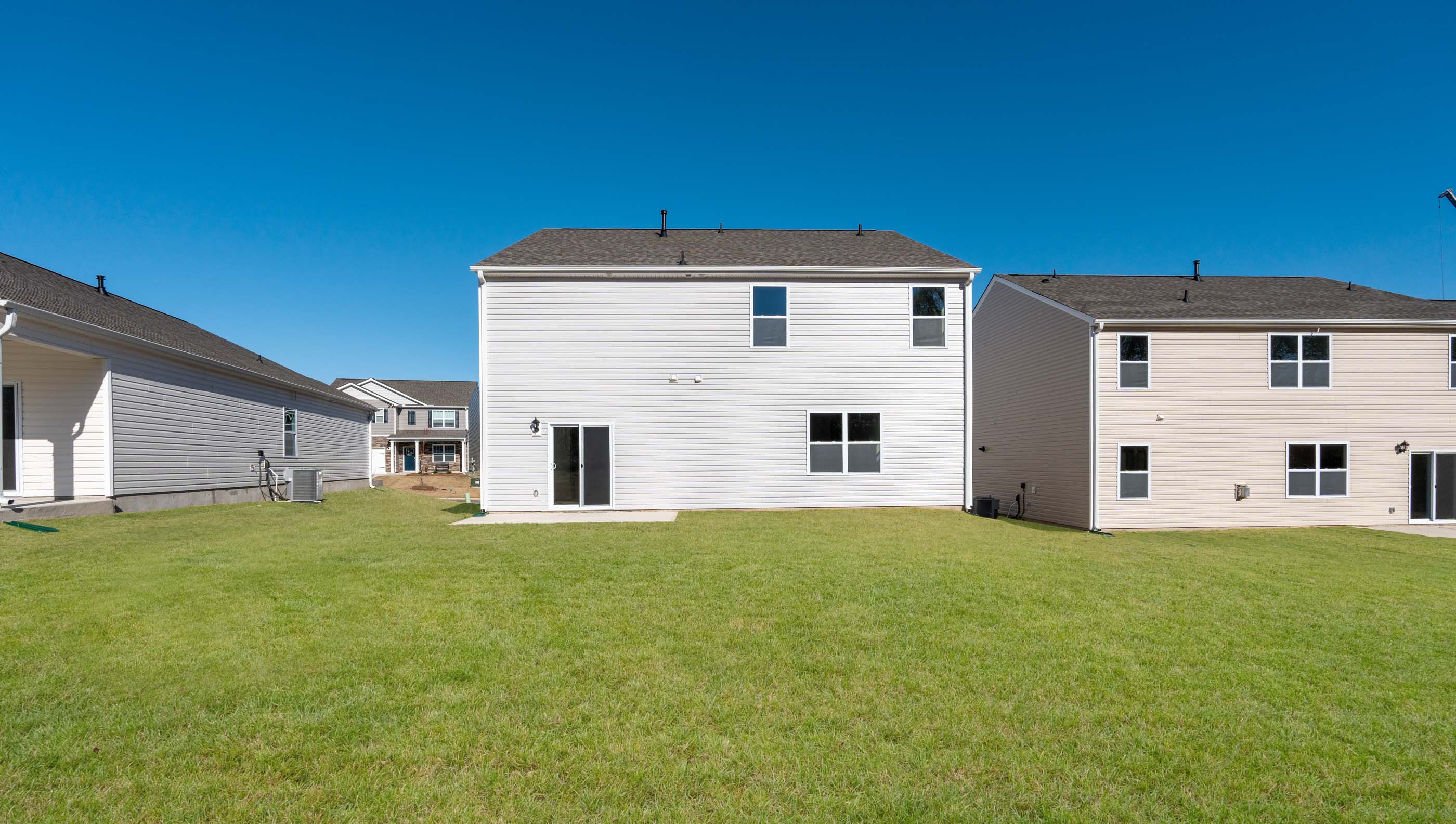 Exterior rear of home.