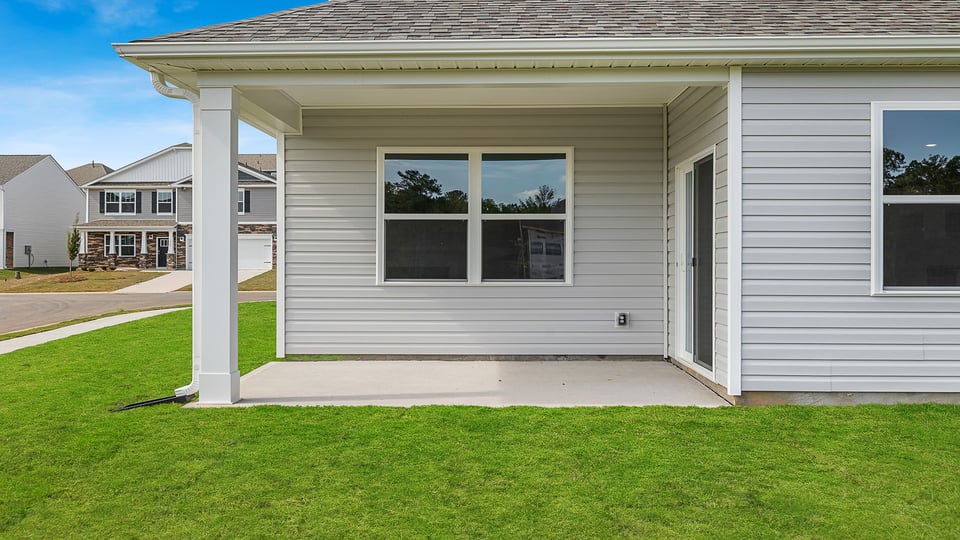 Exterior rear of home.ac