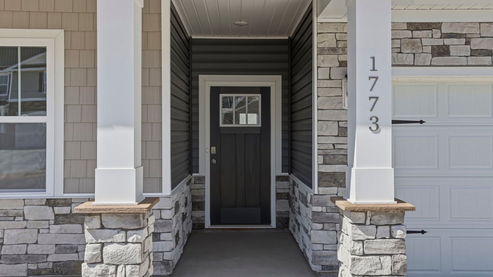 Front entrance of home.