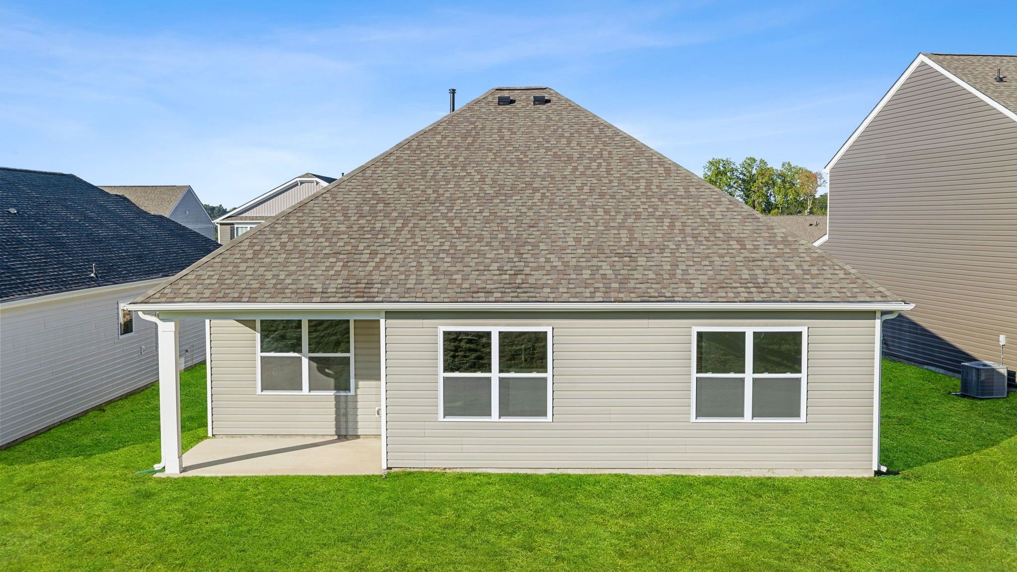 Exterior rear of home.