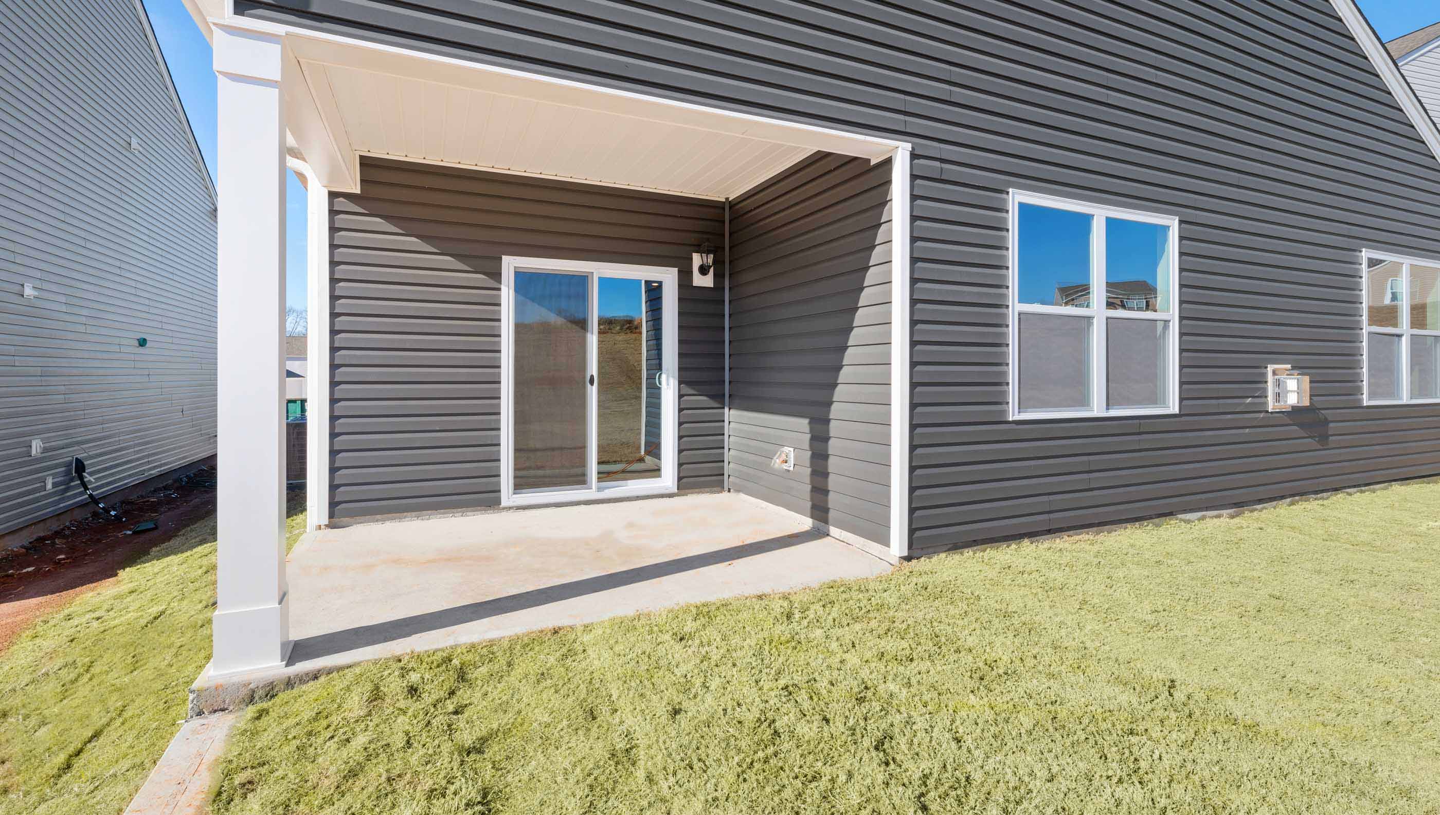 Exterior rear of home.