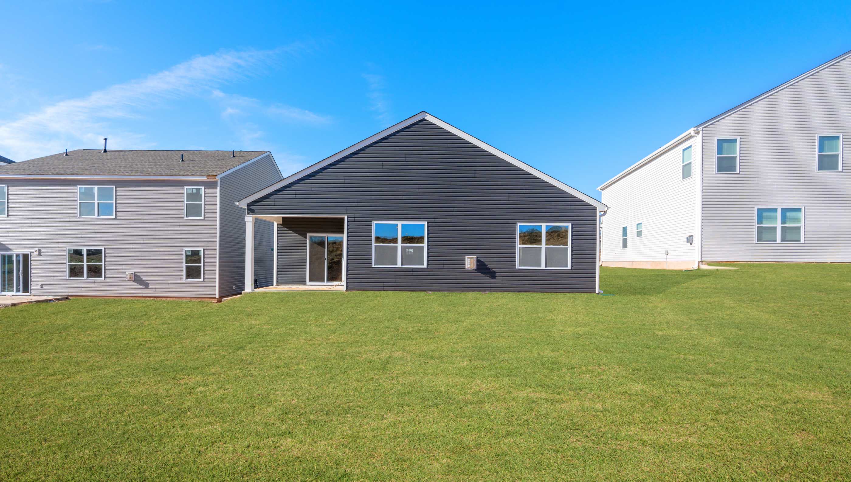 Exterior rear of home.