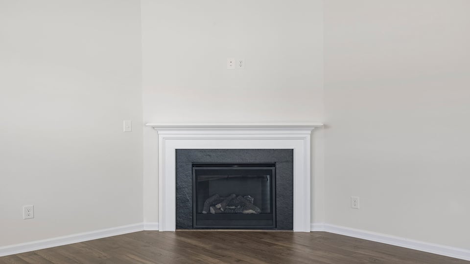 Great room with fireplace.