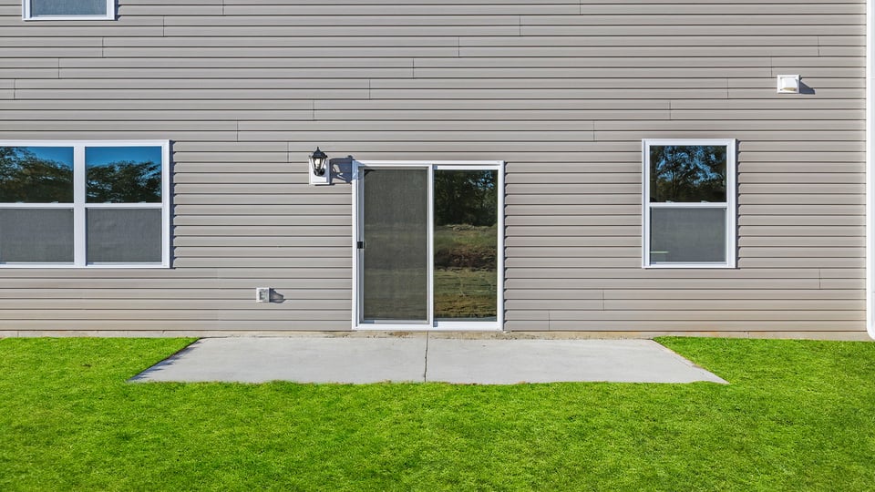 Exterior rear of home.