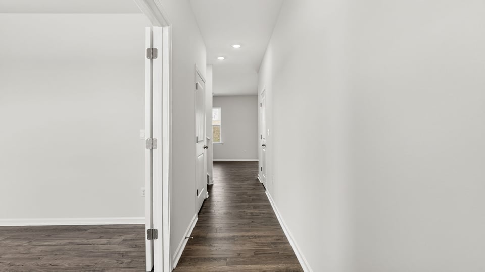 Hallway into home.