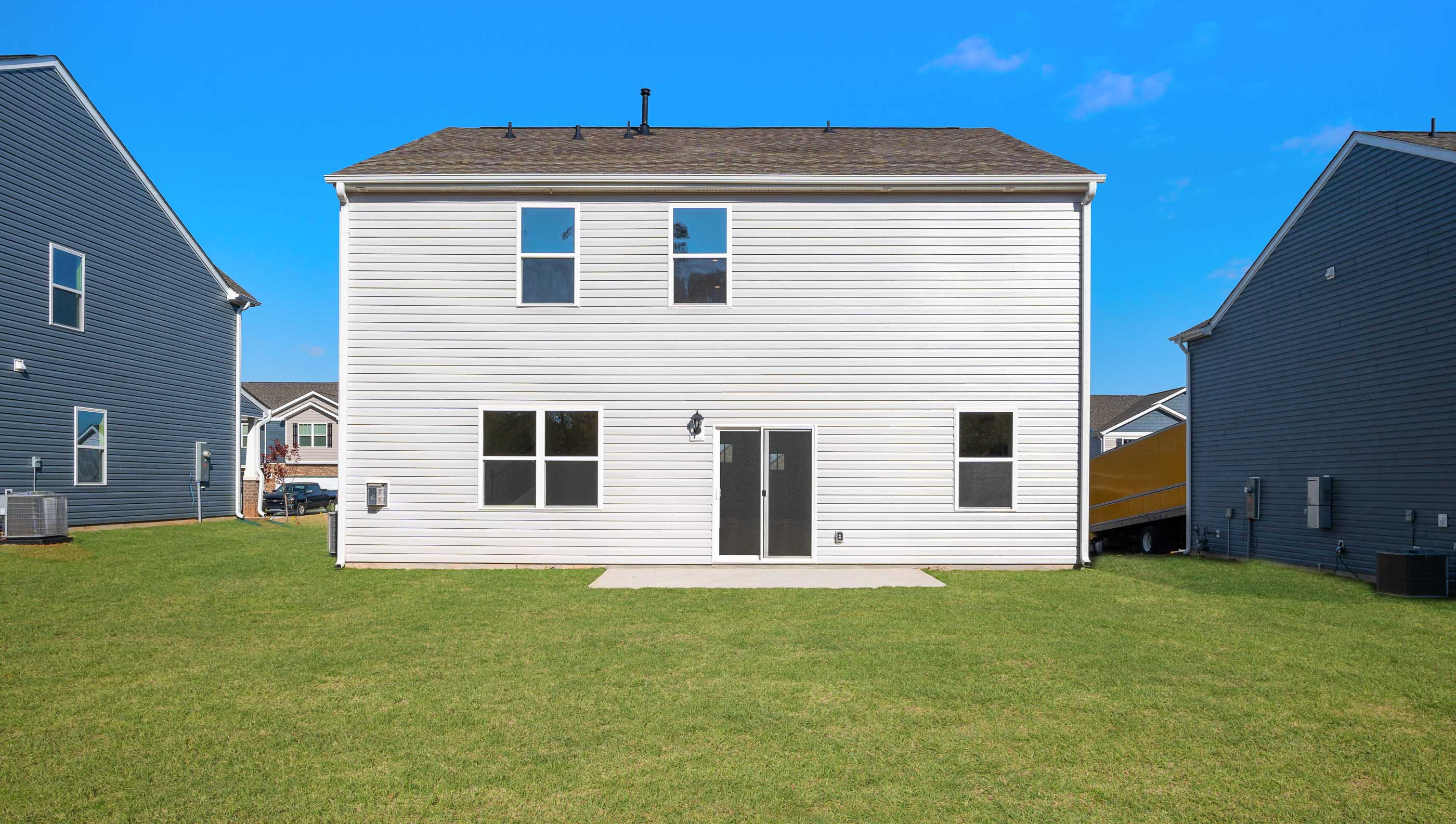 Exterior rear of home.